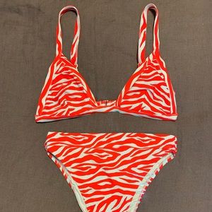 Victoria’s Secret high waisted zebra print bikini
